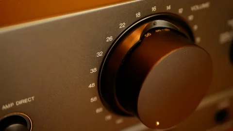 Turning Up the Volume Stock Footage 94287579