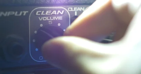 Turning Volume Knob Stock Footage 89597879