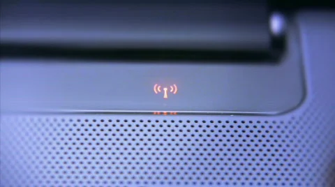Turning On WiFi 1 Stock Footage 582645