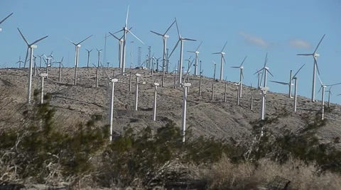 Turning Windmills Stock Footage 44519070