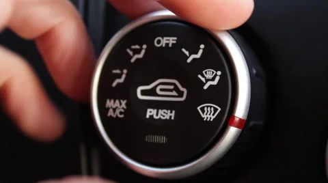 Turning Off Windshield Defroster Video stock 45603991
