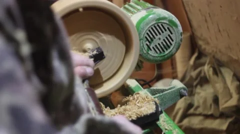 Turning workshop wood Vidéo 65391584
