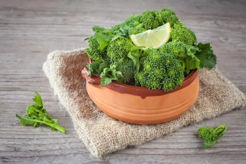 Turnip tops Stock Photos