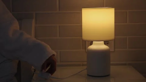 Turns on, Switching light, Comfortable lighting Stock Footage 248962722