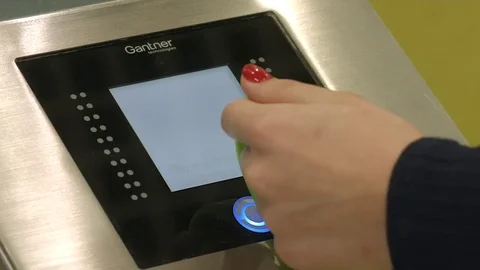 The turnstile has opened Stock Footage 81548394