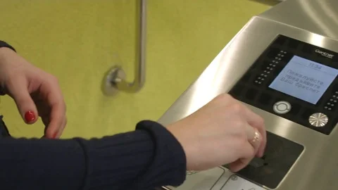 The turnstile has opened Stock Footage 81548401