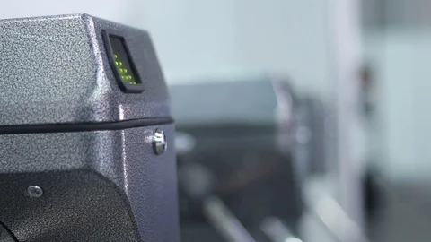 Turnstile in the office Stock Footage 87136005