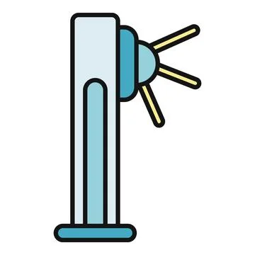 Turnstile providing access control and security system Stock Illustration