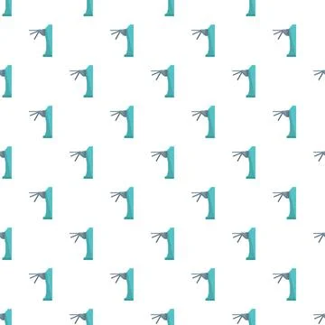 Turnstile seamless pattern for access control systems Illustrazione stock