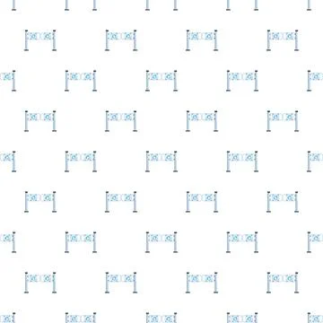 Turnstile security gates access control seamless pattern 스톡 일러스트