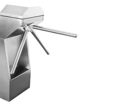 Turnstile on a white background Stock Photos
