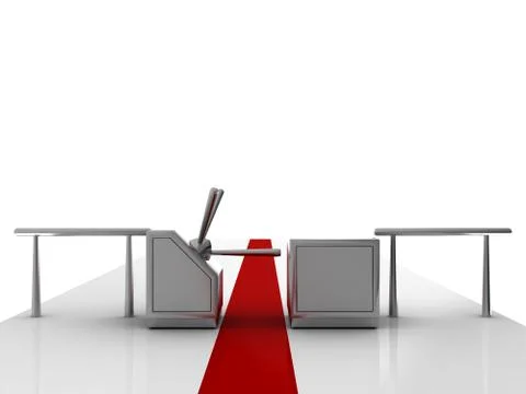 Turnstiles Foto stock