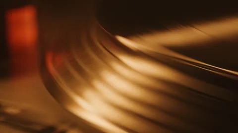 Turntable close up Stock Footage 301118625