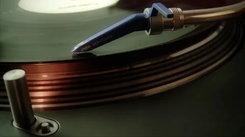Turntable Detail Vídeo Stock 55342731
