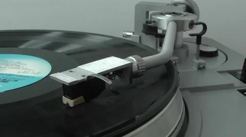 Turntable device for audio playback 库存影片 959165