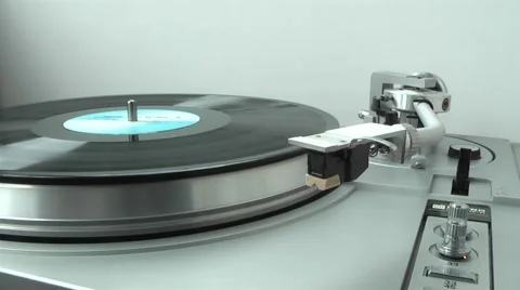Turntable device for audio playback 库存影片 959166