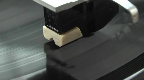 Turntable device for audio playback Stock Footage 959176