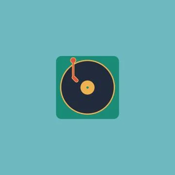 Turntable dj icon イラスト素材