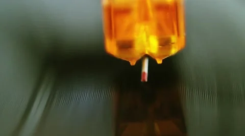 Turntable extreme close up Stock Footage 46727399
