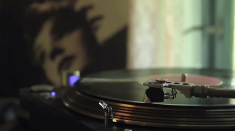 Turntable, gramophone Stock Footage 42772001