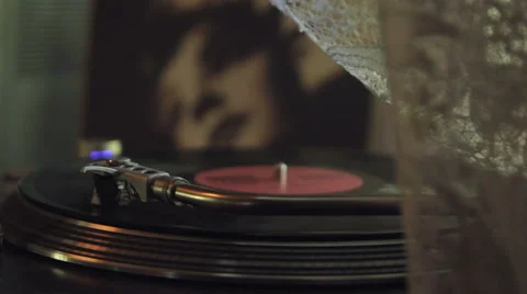 Turntable, gramophone Vídeos de archivo 43071658
