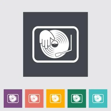 Turntable Stock Illustration