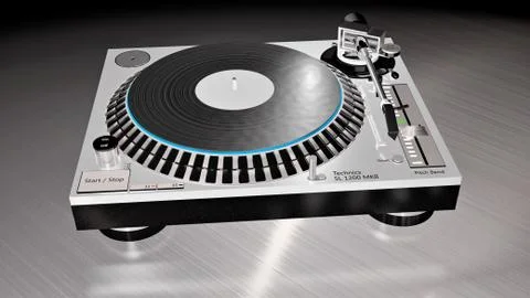 Turntable Stock Illustration