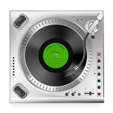 Turntable Illustrazione stock