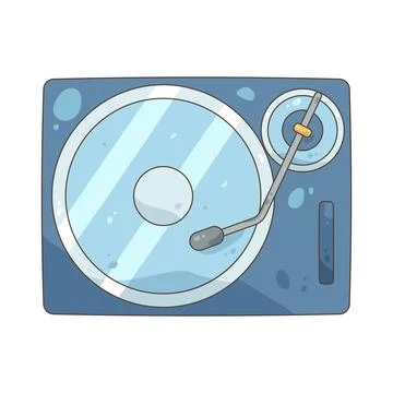Turntable Stock Illustration