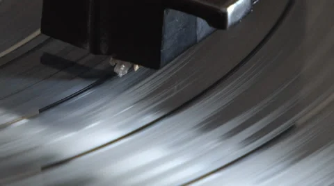 Turntable Needle Close Up Stock Footage 33896602