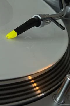 Turntable needle Stock Photos
