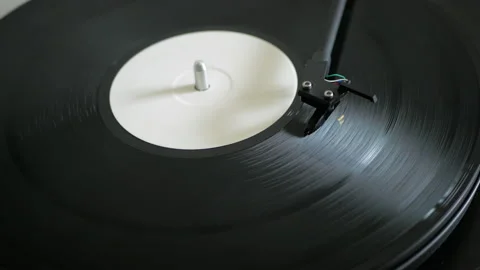 Turntable Playing a Record 4K Stock Footage 153102874