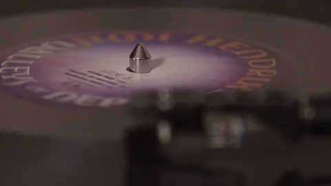 Turntable record player needle Stock Footage 149006308