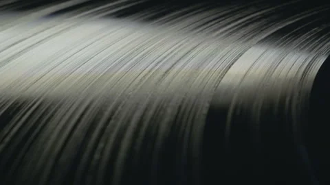 Turntable with spinning vinyl Video stock 106644359