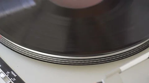 Turntable Stars Playing Stock Footage 46727453