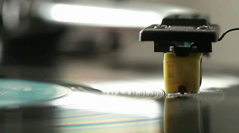 Turntable stylus Stock Footage 8651347