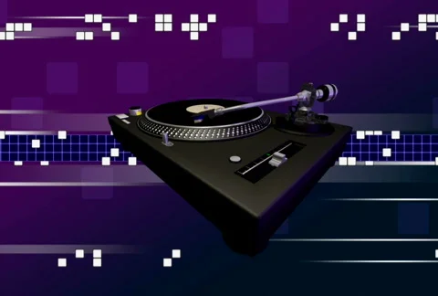 Turntable tech 스톡 동영상 508773