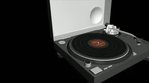 Turntable Transition HD Stock Footage 10870518
