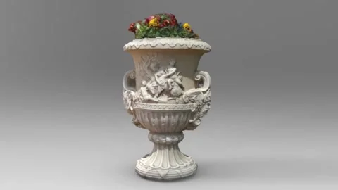 Turntable Vase with flowers Stock Footage 164369389