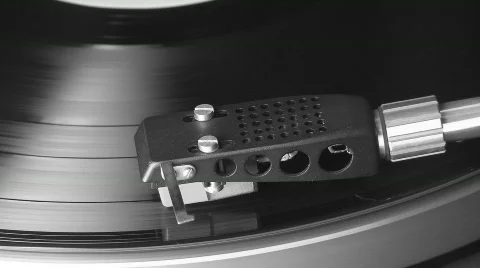Turntable, vinyl player Video stock 395663