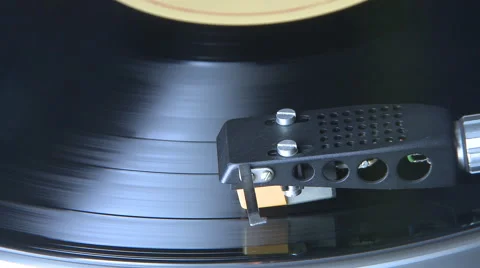 Turntable vinyl player Stock Footage 47562120