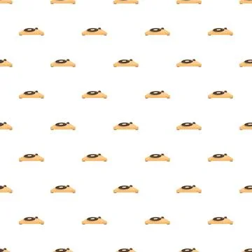 Turntable vinyl record player repeat pattern background Illustrazione stock