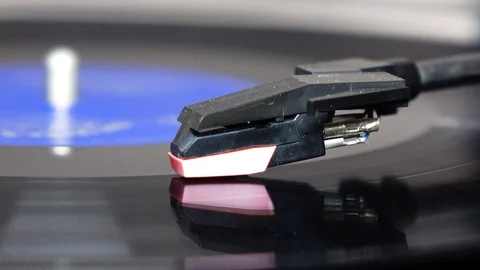 Turntables  close up 7 Stock Footage 99239682