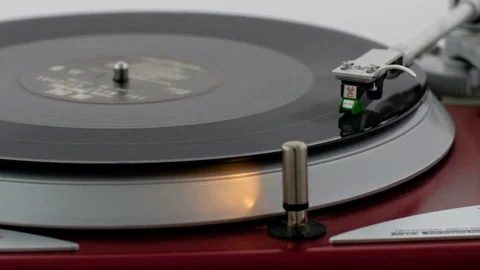 Turntables Spinning Stock Footage 75869001