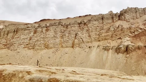 Turpan on a Cloudy Day in Xinjiang Stock Footage 310034082