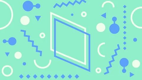 Turquoise Abstract Graphic Design Background Stock Illustration