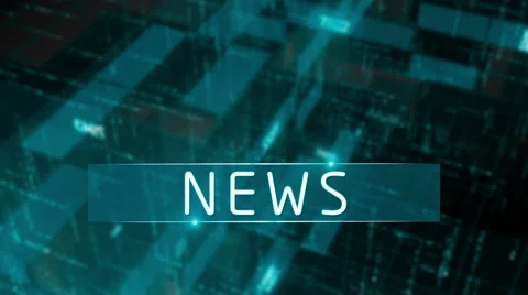 Turquoise abstract news  generic background Stock Footage 42990336