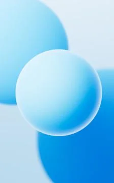 Turquoise abstract spheres background, mobile phone wallpaper, computer wal.. Stock Illustration