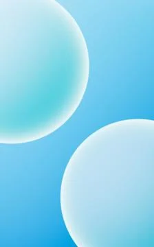 Turquoise abstract spheres background, mobile phone wallpaper, computer wal.. Stock Illustration