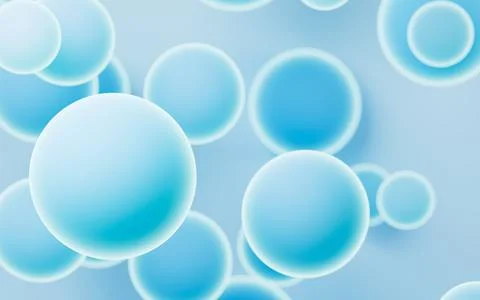 Turquoise abstract spheres background, mobile phone wallpaper, computer wal.. Stock Illustration